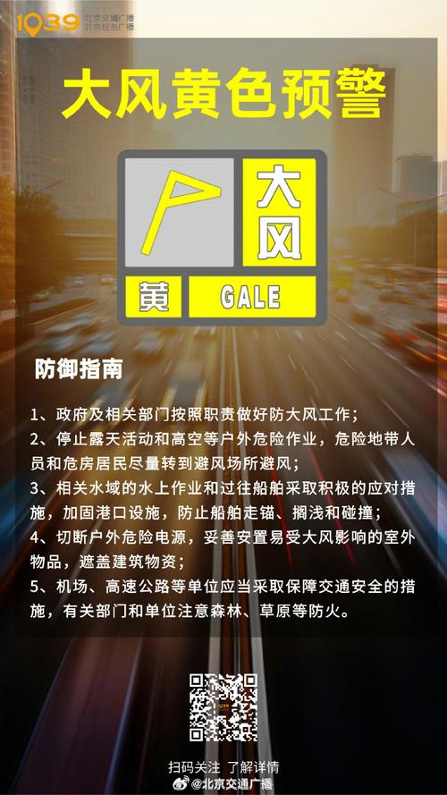 辽宁省大洼县发布大风黄色预警_2
