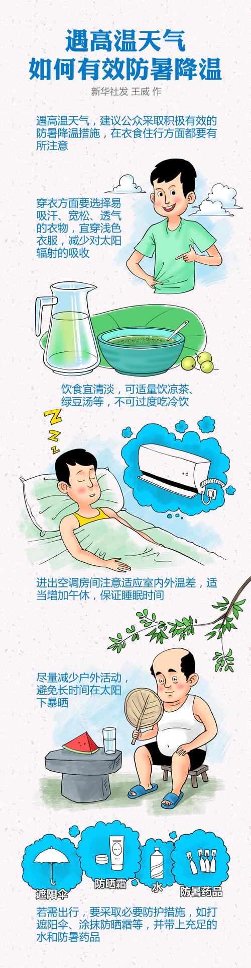 高温来袭!多地持续“热辣滚烫”,如何科学防暑?