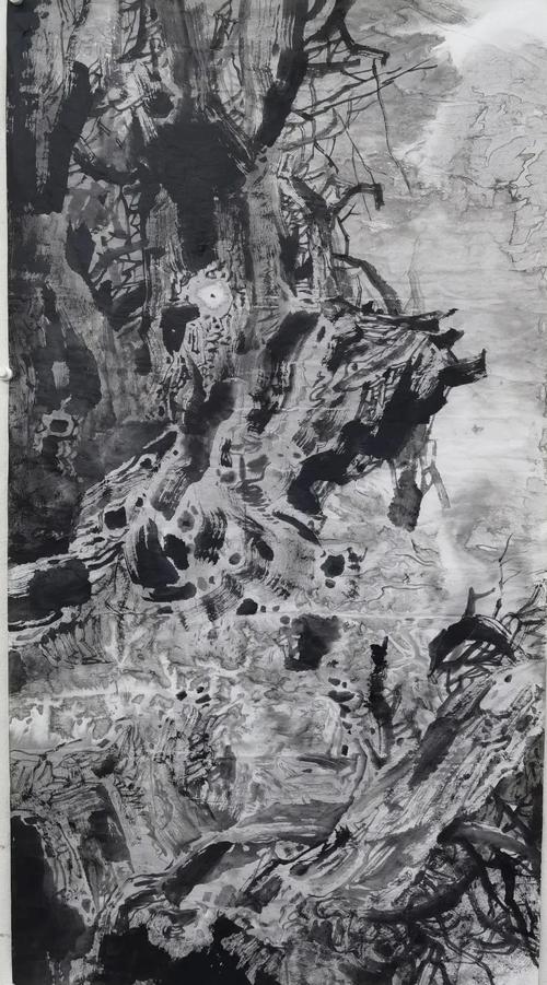 邹明师生新水墨作品在罗湖美术馆展出