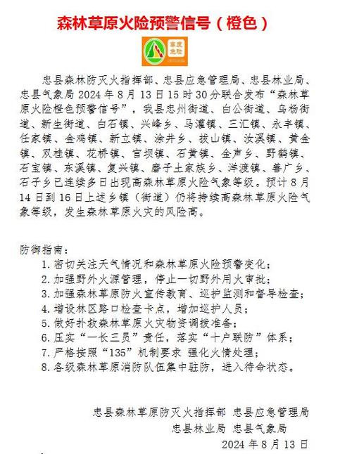 青海省海北藏族自治州发布森林(草原)火险黄色预警