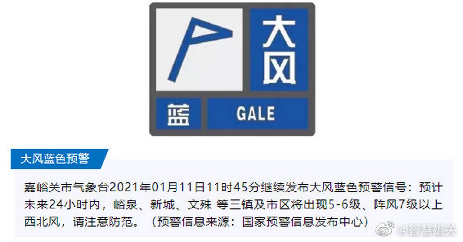 黑龙江省方正县发布大风蓝色预警_1
